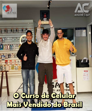 Premiação do curso completo manutenção e conserto de celular versão 4.0